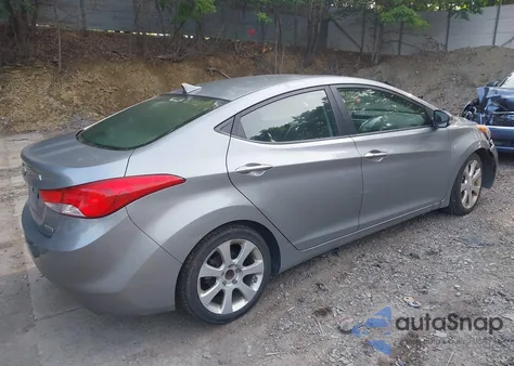 2012 Hyundai Elantra Limited (Ulsan Plant) from USA, damaged, VIN KMHDH4AE0CU374001